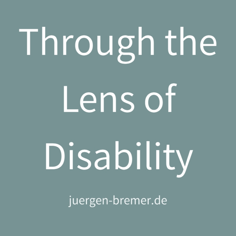 Through the Lens of Disability